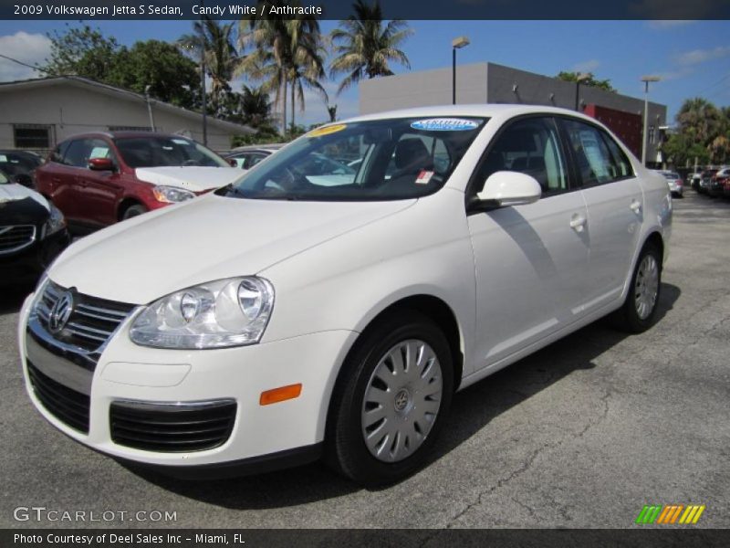 Candy White / Anthracite 2009 Volkswagen Jetta S Sedan