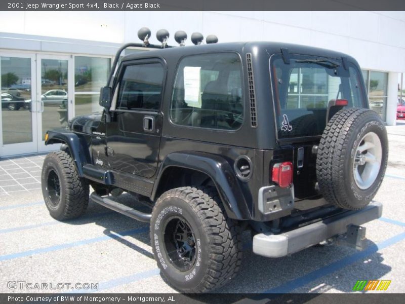 Black / Agate Black 2001 Jeep Wrangler Sport 4x4