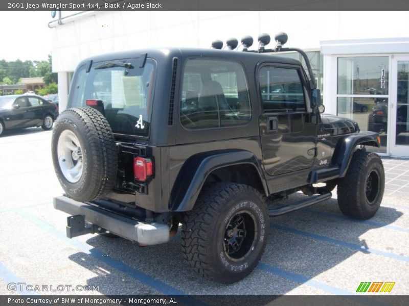 Black / Agate Black 2001 Jeep Wrangler Sport 4x4