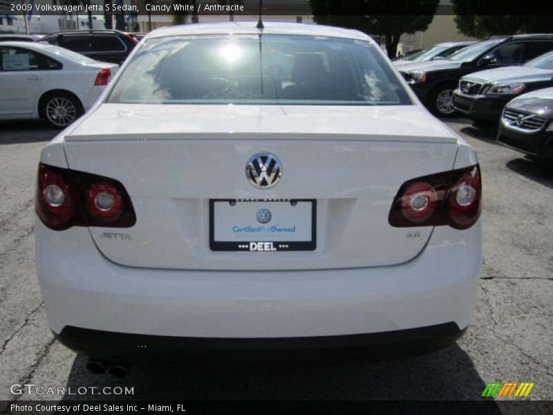 Candy White / Anthracite 2009 Volkswagen Jetta S Sedan