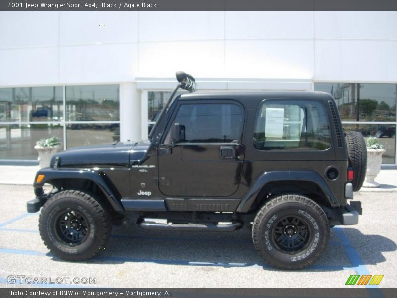 Black / Agate Black 2001 Jeep Wrangler Sport 4x4