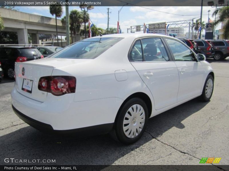 Candy White / Anthracite 2009 Volkswagen Jetta S Sedan