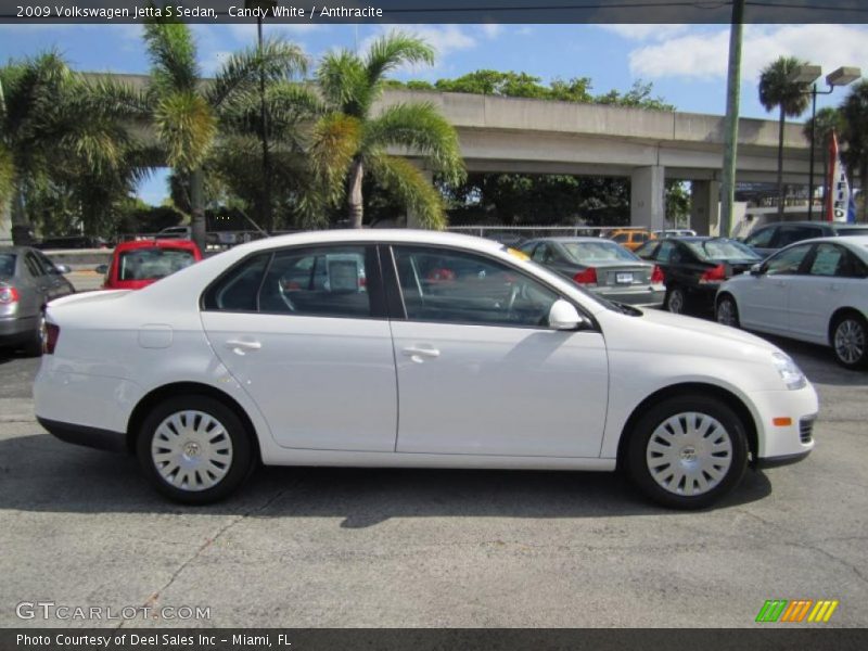 Candy White / Anthracite 2009 Volkswagen Jetta S Sedan