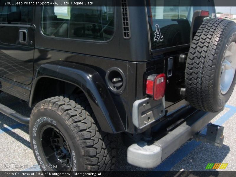 Black / Agate Black 2001 Jeep Wrangler Sport 4x4