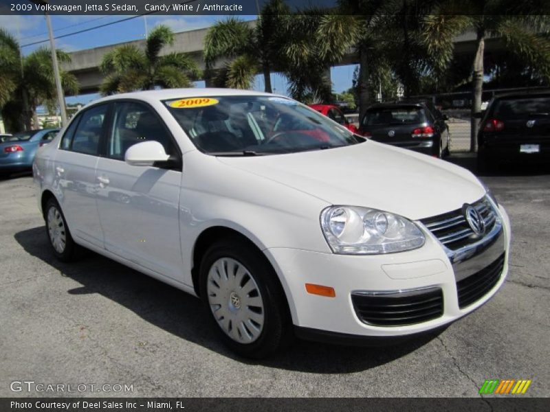 Candy White / Anthracite 2009 Volkswagen Jetta S Sedan