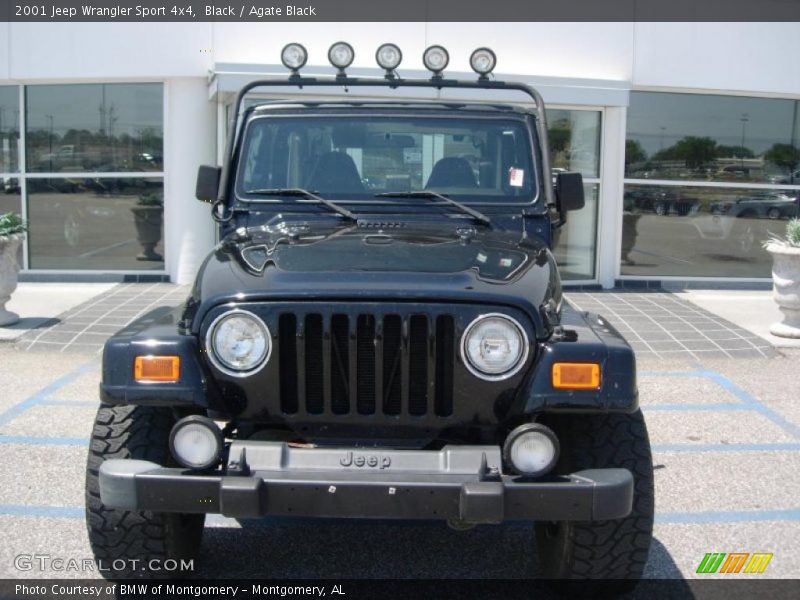 Black / Agate Black 2001 Jeep Wrangler Sport 4x4