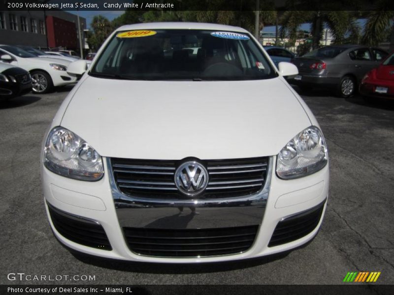 Candy White / Anthracite 2009 Volkswagen Jetta S Sedan