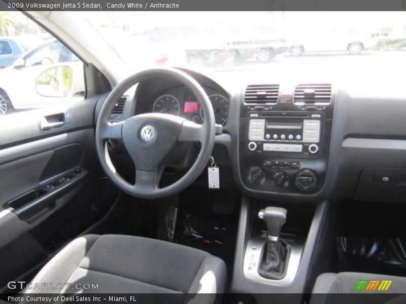 Candy White / Anthracite 2009 Volkswagen Jetta S Sedan