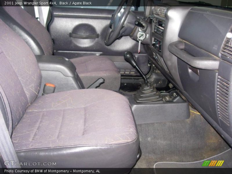 Black / Agate Black 2001 Jeep Wrangler Sport 4x4
