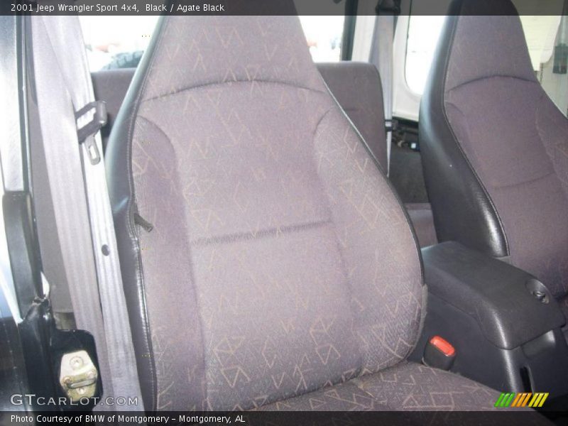 Black / Agate Black 2001 Jeep Wrangler Sport 4x4