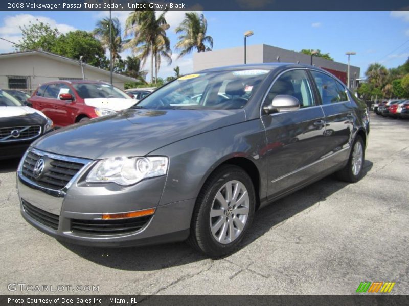 United Gray / Black 2008 Volkswagen Passat Turbo Sedan