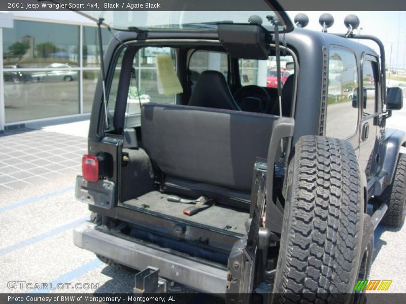 Black / Agate Black 2001 Jeep Wrangler Sport 4x4