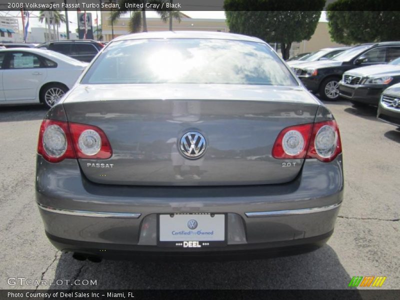 United Gray / Black 2008 Volkswagen Passat Turbo Sedan