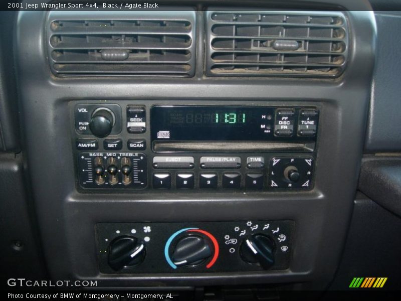 Black / Agate Black 2001 Jeep Wrangler Sport 4x4