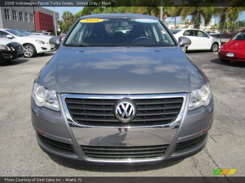 United Gray / Black 2008 Volkswagen Passat Turbo Sedan