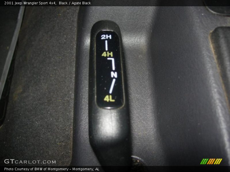 Black / Agate Black 2001 Jeep Wrangler Sport 4x4