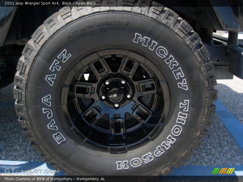 Black / Agate Black 2001 Jeep Wrangler Sport 4x4