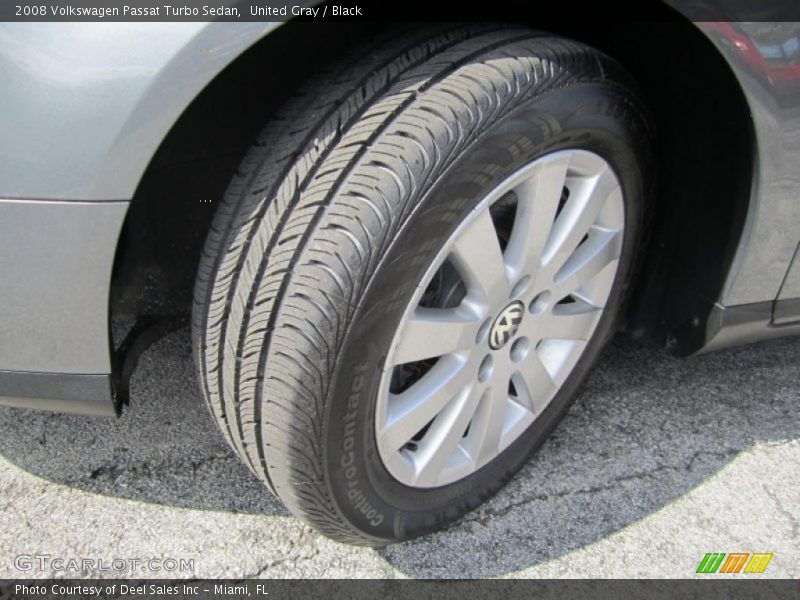 United Gray / Black 2008 Volkswagen Passat Turbo Sedan