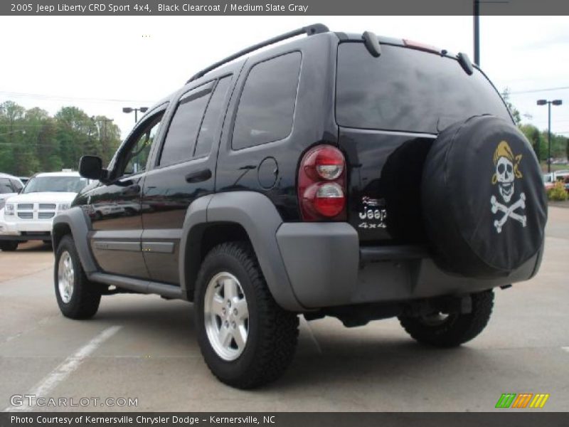 Black Clearcoat / Medium Slate Gray 2005 Jeep Liberty CRD Sport 4x4