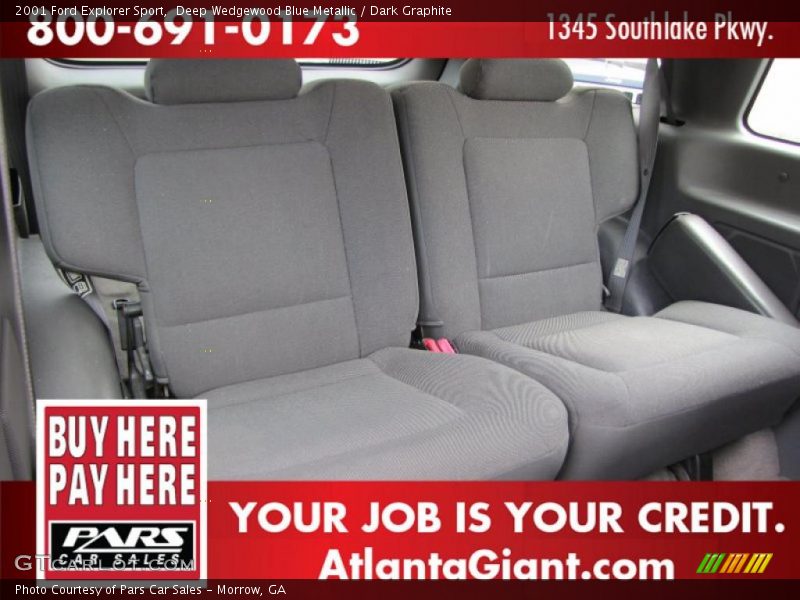 Deep Wedgewood Blue Metallic / Dark Graphite 2001 Ford Explorer Sport