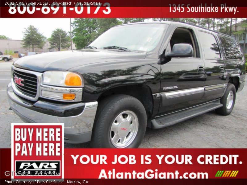 Onyx Black / Neutral/Shale 2002 GMC Yukon XL SLT