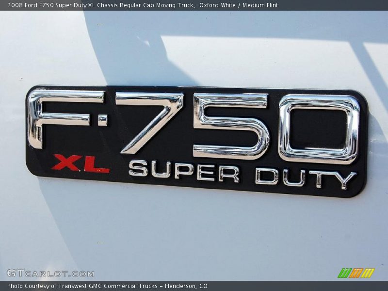  2008 F750 Super Duty XL Chassis Regular Cab Moving Truck Logo