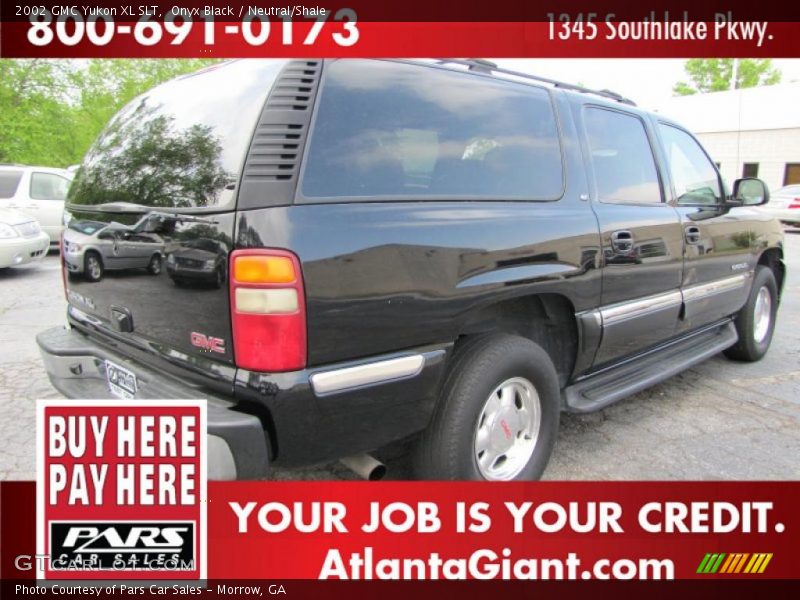 Onyx Black / Neutral/Shale 2002 GMC Yukon XL SLT