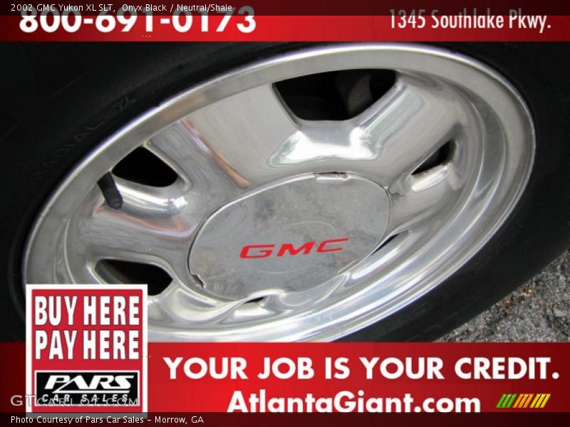 Onyx Black / Neutral/Shale 2002 GMC Yukon XL SLT