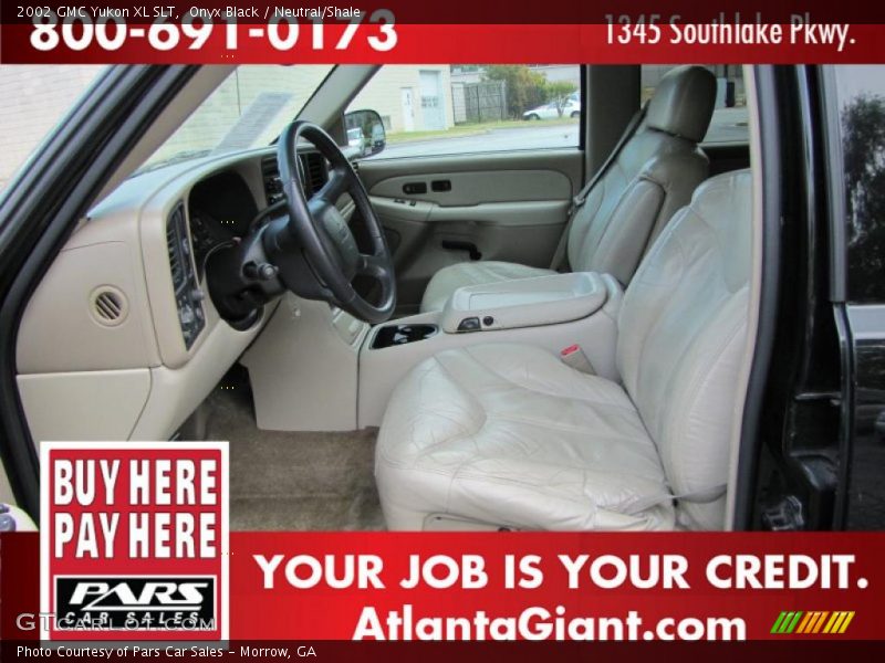 Onyx Black / Neutral/Shale 2002 GMC Yukon XL SLT