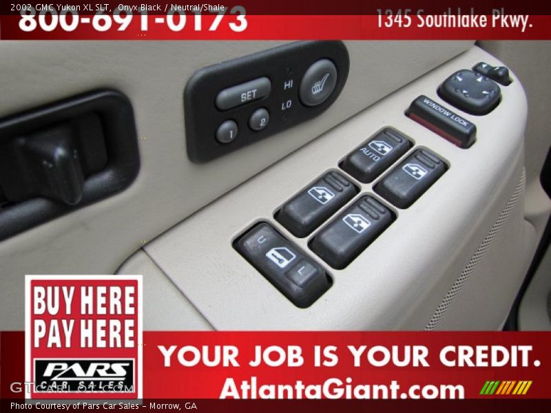 Onyx Black / Neutral/Shale 2002 GMC Yukon XL SLT