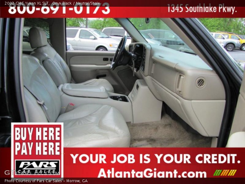 Onyx Black / Neutral/Shale 2002 GMC Yukon XL SLT