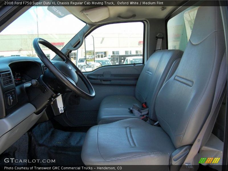  2008 F750 Super Duty XL Chassis Regular Cab Moving Truck Medium Flint Interior