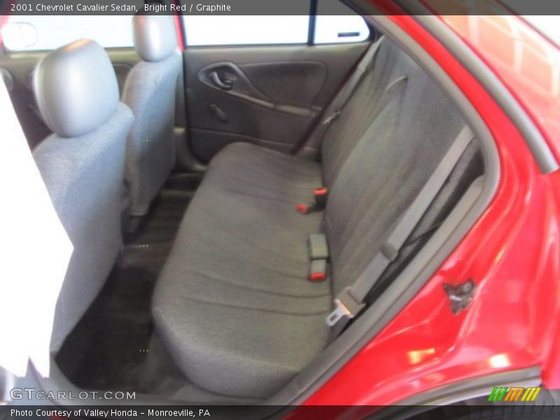 Bright Red / Graphite 2001 Chevrolet Cavalier Sedan