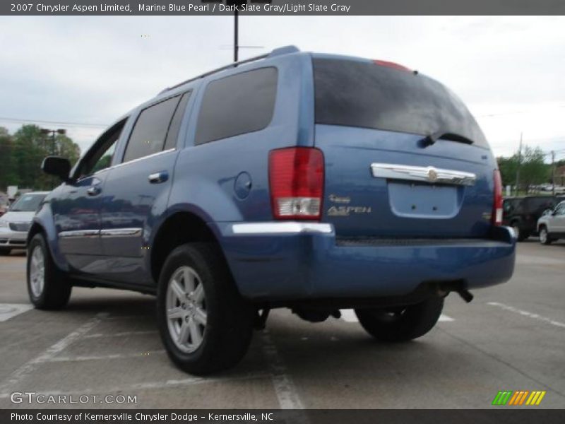 Marine Blue Pearl / Dark Slate Gray/Light Slate Gray 2007 Chrysler Aspen Limited