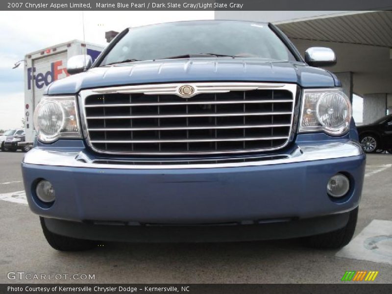 Marine Blue Pearl / Dark Slate Gray/Light Slate Gray 2007 Chrysler Aspen Limited