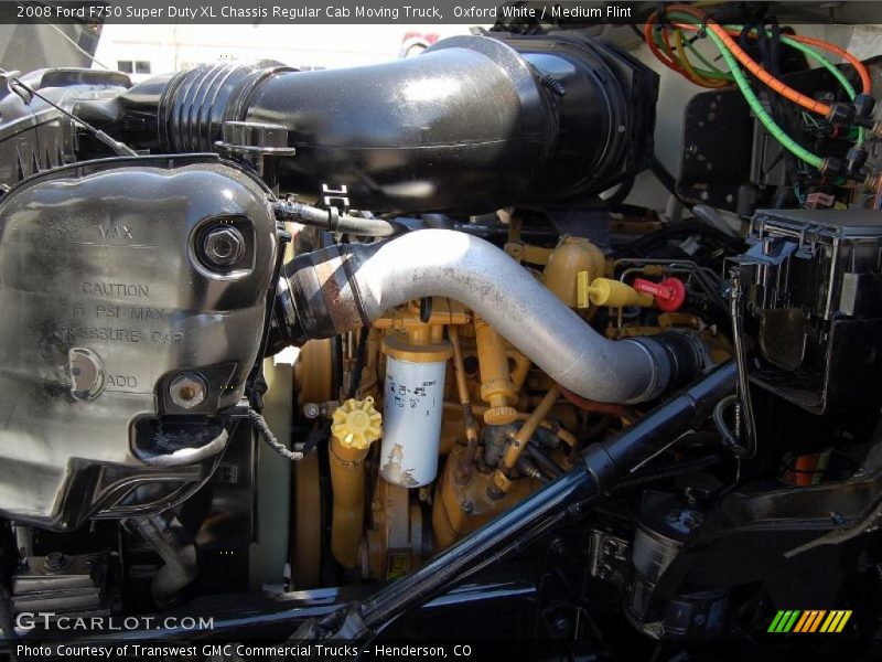  2008 F750 Super Duty XL Chassis Regular Cab Moving Truck Engine - 7.2 Liter Caterpillar C7 Turbo-Diesel Inline 6 Cylinder