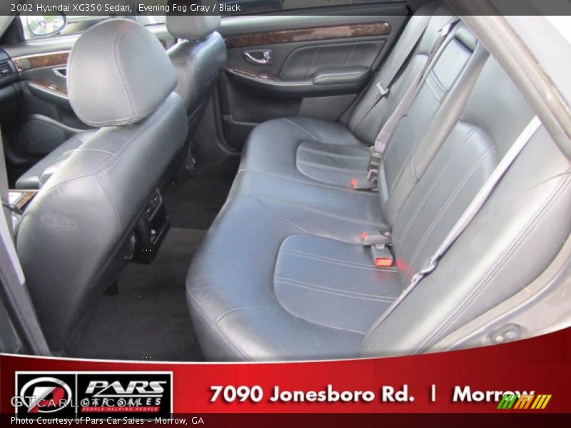 Evening Fog Gray / Black 2002 Hyundai XG350 Sedan
