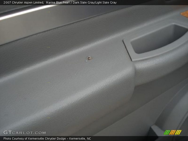 Marine Blue Pearl / Dark Slate Gray/Light Slate Gray 2007 Chrysler Aspen Limited