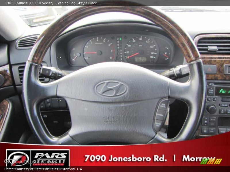 Evening Fog Gray / Black 2002 Hyundai XG350 Sedan