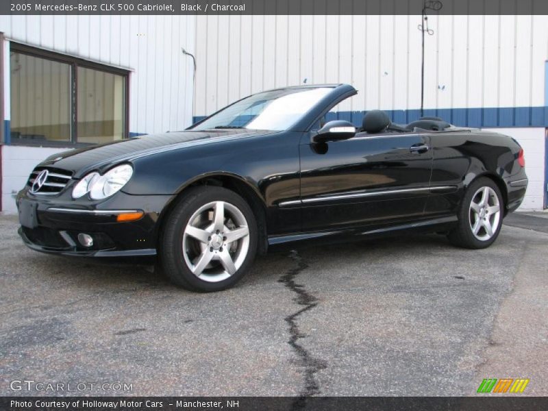 Black / Charcoal 2005 Mercedes-Benz CLK 500 Cabriolet