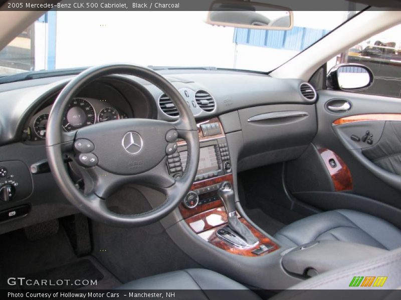 Black / Charcoal 2005 Mercedes-Benz CLK 500 Cabriolet
