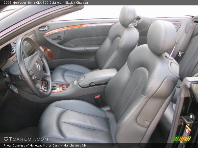 Black / Charcoal 2005 Mercedes-Benz CLK 500 Cabriolet