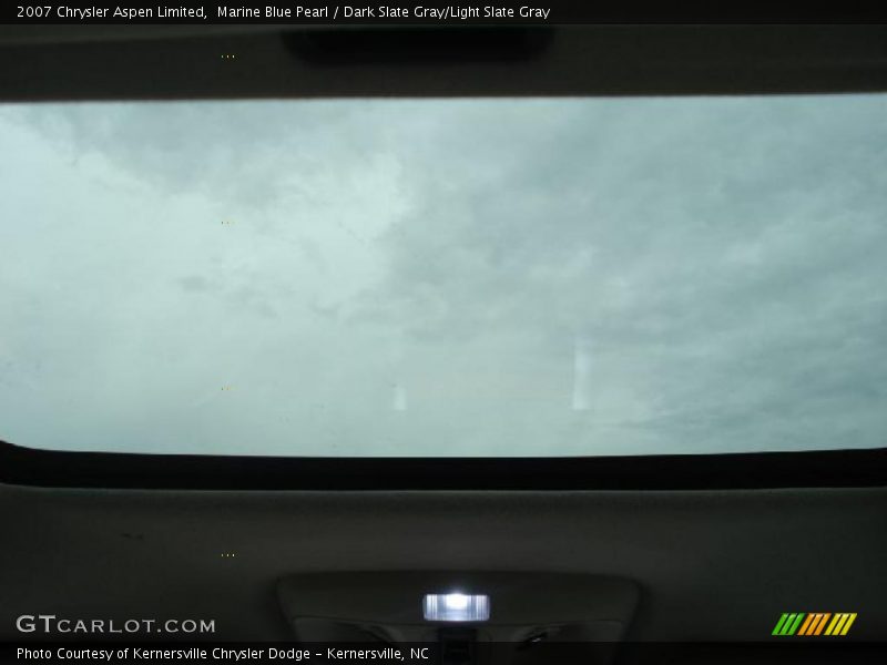 Marine Blue Pearl / Dark Slate Gray/Light Slate Gray 2007 Chrysler Aspen Limited