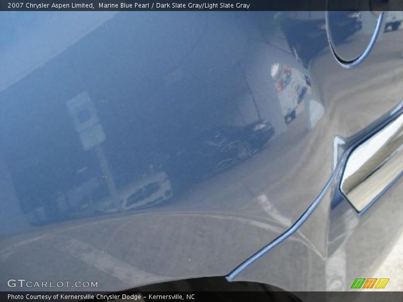 Marine Blue Pearl / Dark Slate Gray/Light Slate Gray 2007 Chrysler Aspen Limited
