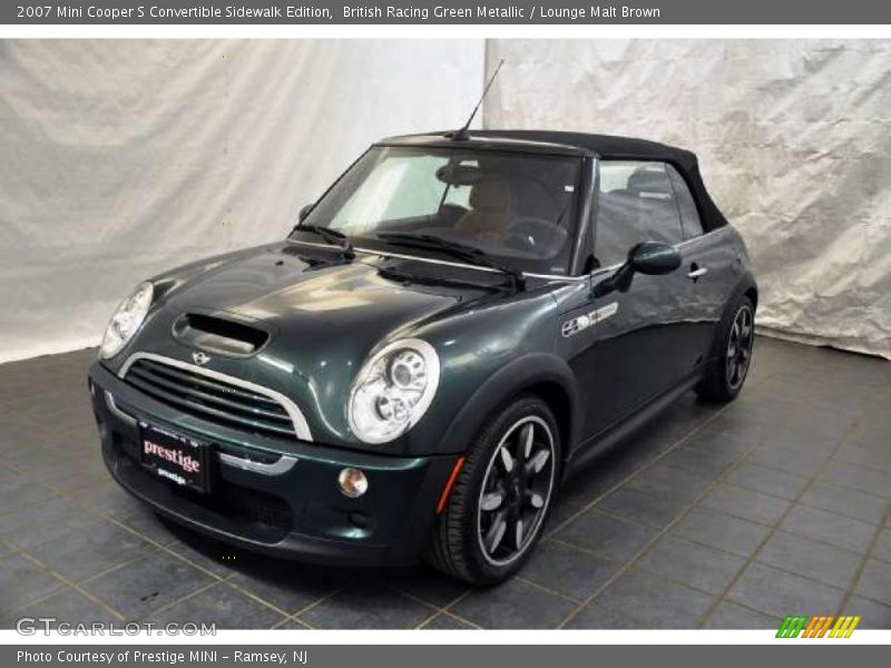 British Racing Green Metallic / Lounge Malt Brown 2007 Mini Cooper S Convertible Sidewalk Edition