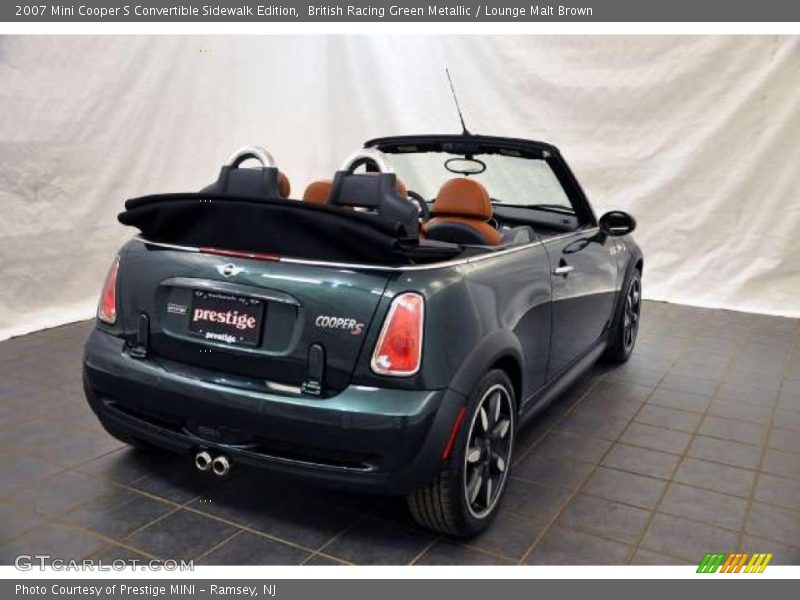 British Racing Green Metallic / Lounge Malt Brown 2007 Mini Cooper S Convertible Sidewalk Edition