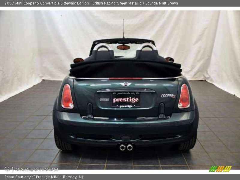 British Racing Green Metallic / Lounge Malt Brown 2007 Mini Cooper S Convertible Sidewalk Edition