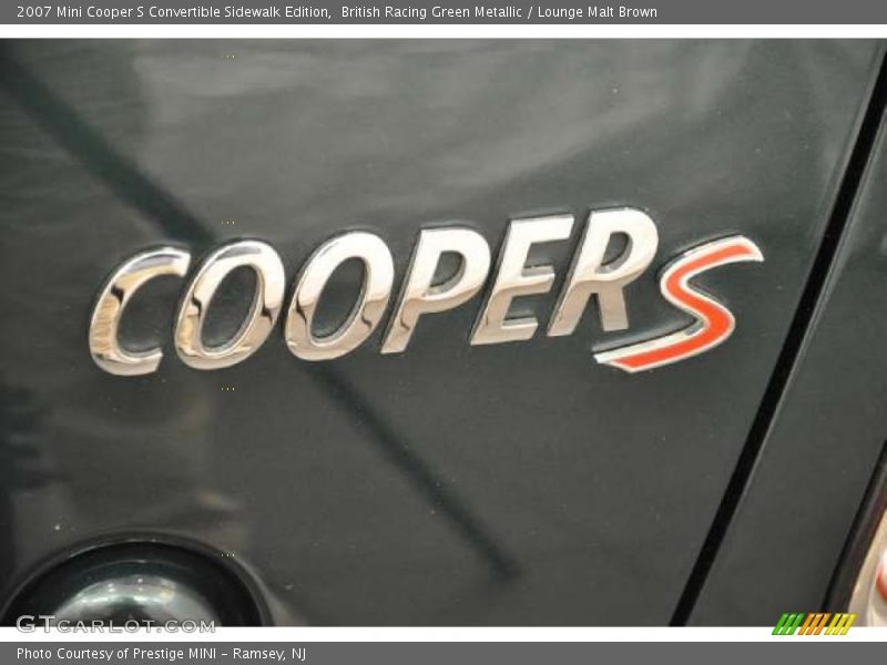  2007 Cooper S Convertible Sidewalk Edition Logo