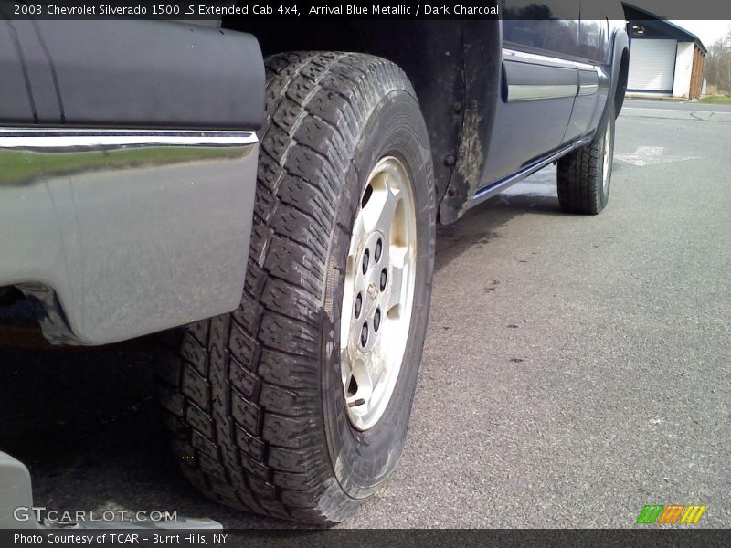 Arrival Blue Metallic / Dark Charcoal 2003 Chevrolet Silverado 1500 LS Extended Cab 4x4