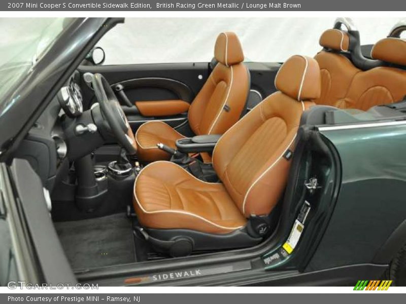  2007 Cooper S Convertible Sidewalk Edition Lounge Malt Brown Interior